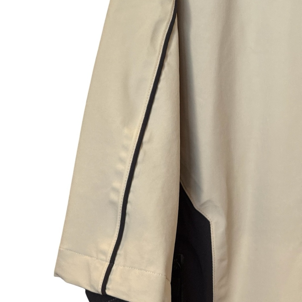 FootJoy DryJoys Tour Collection Golf Rain Jacket Beige Black M - Picture 3 of 7